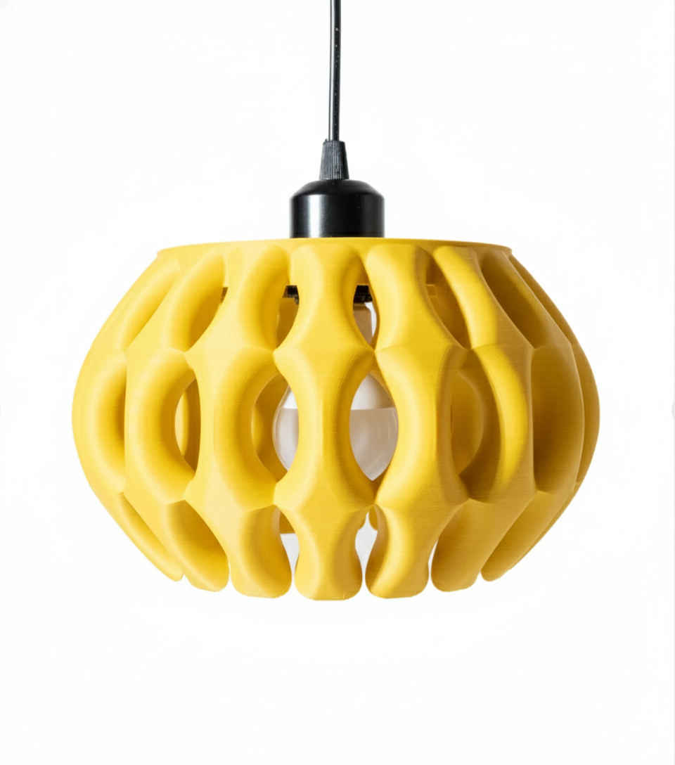 "Xiomu" Lampenschirm – Futuristisches Design mit organischer Struktur