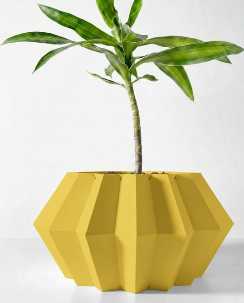 Pflanztopf „Jun“ – Geometrische Harmonie in 3D-Design