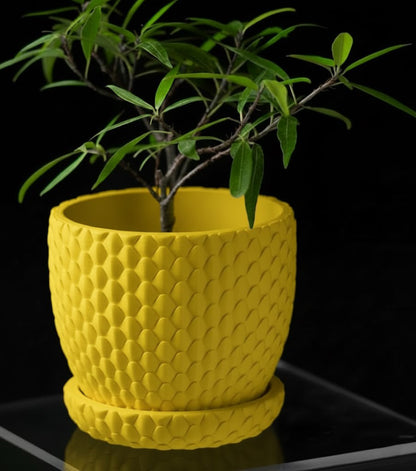 Dragonscale – 3D-Pflanztopf mit drachenstarker Struktur
