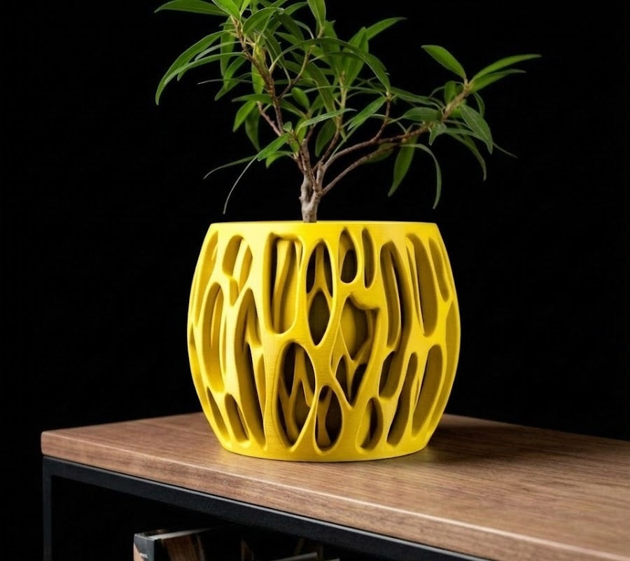 Schleim – Organische 3D-Form in geschlossener Eleganz