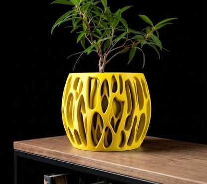 Schleim – Organische 3D-Form in geschlossener Eleganz