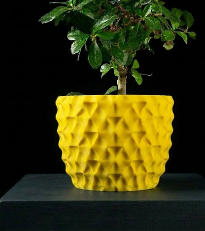 Tri-Wave Pflanztopf – Organische Wellen im futuristischen 3D-Look