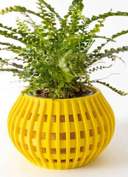 Usio Pflanztopf – 3D-Geometrie trifft sanfte Rundung
