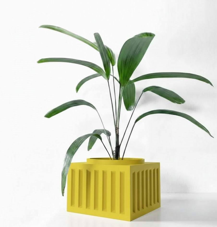 Larix Pflanztopf – Architektonisches Statement mit Kante