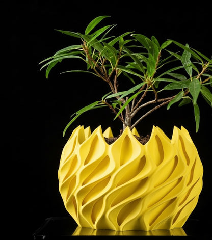 Gedrehter – Der skulpturale 3D-Pflanztopf in Bewegung