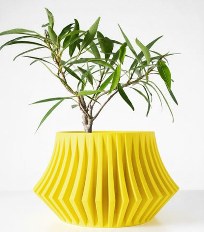 Der Jasen – Facettenreicher 3D-Pflanztopf mit architektonischem Fächerlook
