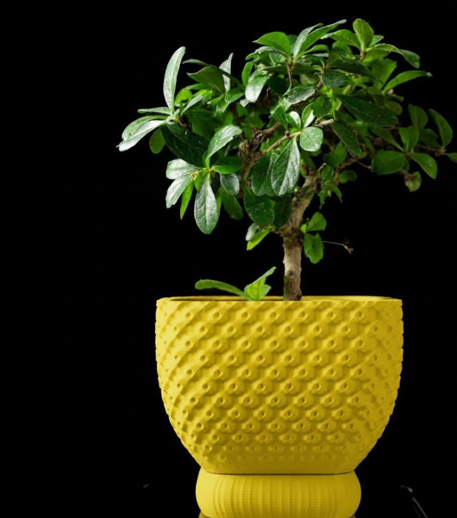 Connect Planter Pot – Strukturierte Eleganz im 3D-Design