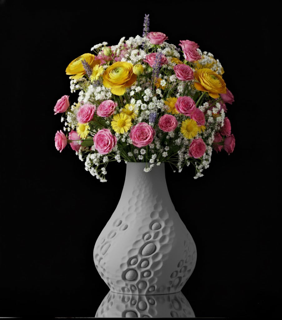 Vase „Pearl Flower Vase" – Eleganz in Struktur