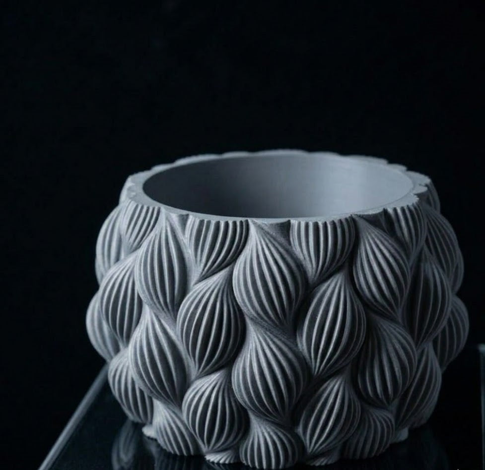 3D Pflanztopf „Ripple Planter“ – Wellen in Form und Struktur