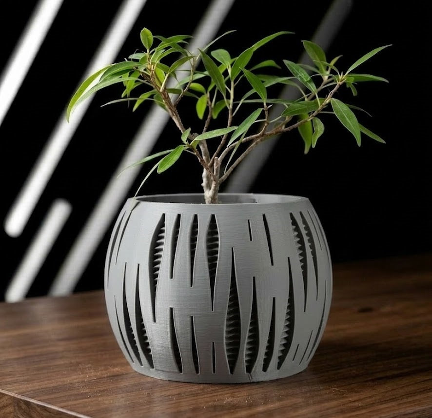 Split Pflanztopf – Architektur trifft Natur in 3D