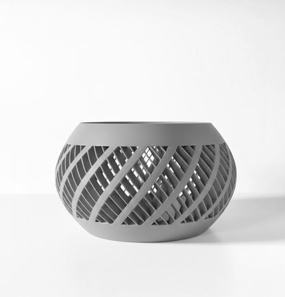 Elvik 3D Orchideen-Pflanztopf – Spiraldynamik für stilvolles Pflanzenwachstum
