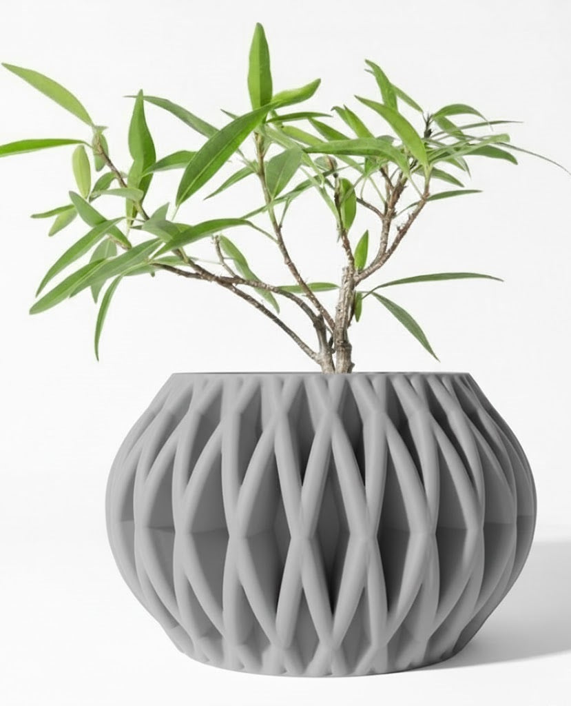 Der Maka – 3D-Pflanztopf mit dynamischer Gitterstruktur