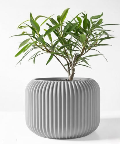 Der Unis – Zeitloser 3D-Pflanztopf mit rhythmischer Kontur