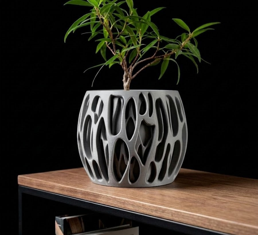 Schleim – Organische 3D-Form in geschlossener Eleganz