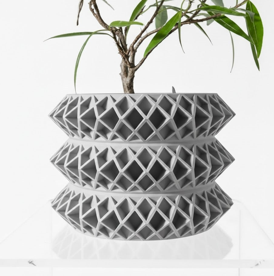 Der Tomo – 3D-Pflanztopf mit geometrischer Raffinesse