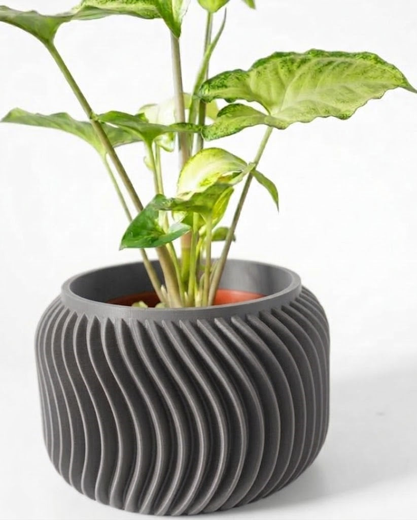 Vilex Pflanztopf – 3D-Design mit dynamischer Wellenstruktur