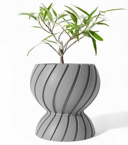 Der Maki – Zeitloser 3D-Pflanztopf mit dynamischer Spiralstruktur