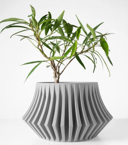 Der Jasen – Facettenreicher 3D-Pflanztopf mit architektonischem Fächerlook
