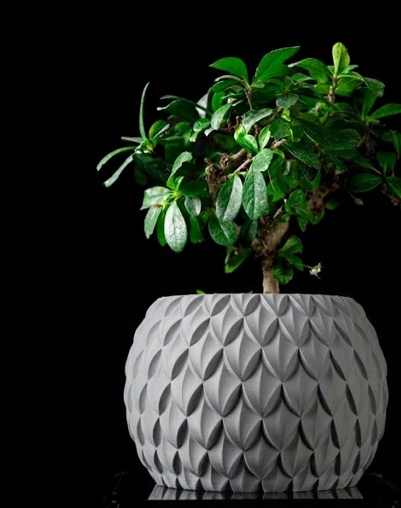 Scale – Der 3D Pflanztopf mit Schuppenstruktur und skulpturaler Eleganz