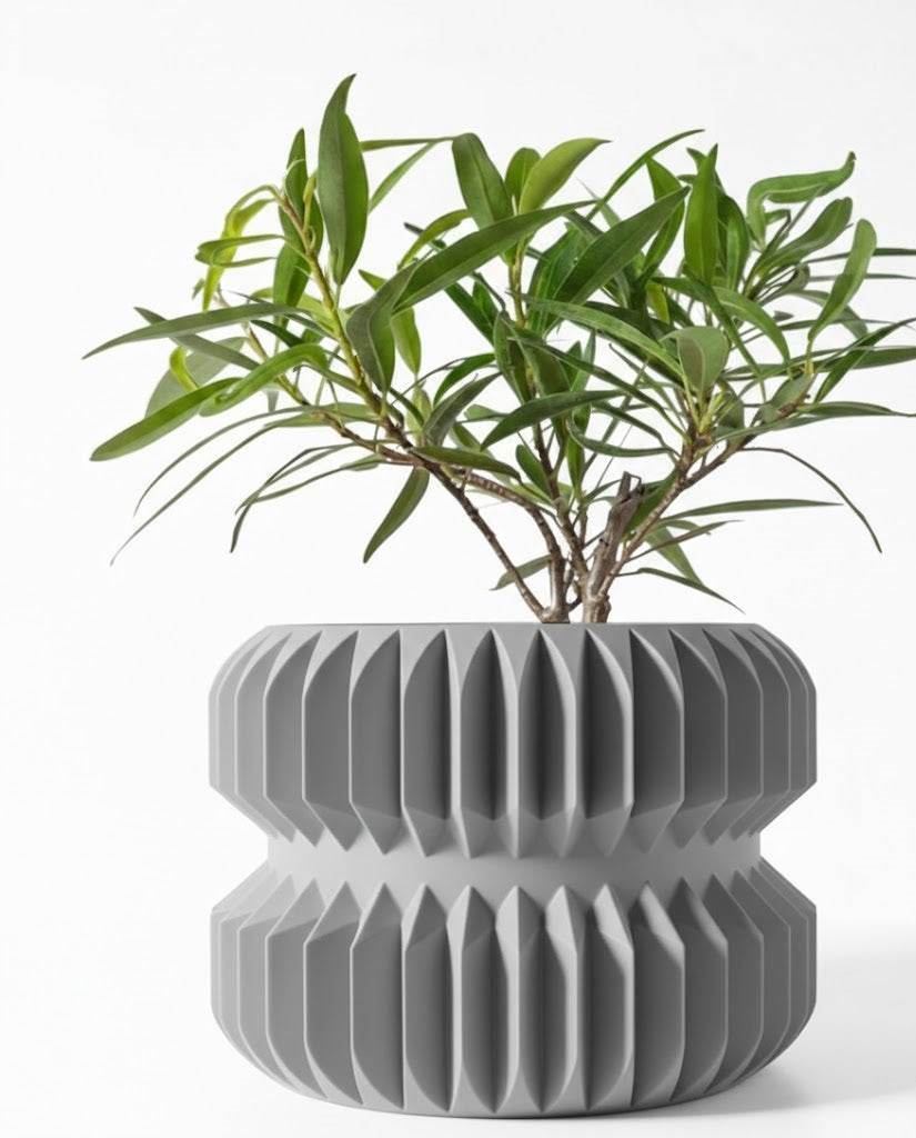 Der Pilas – 3D-Pflanztopf mit markantem Stufenprofil