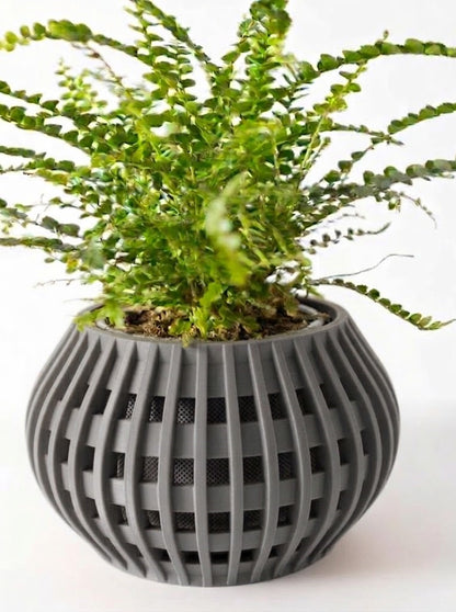 Usio Pflanztopf – 3D-Geometrie trifft sanfte Rundung