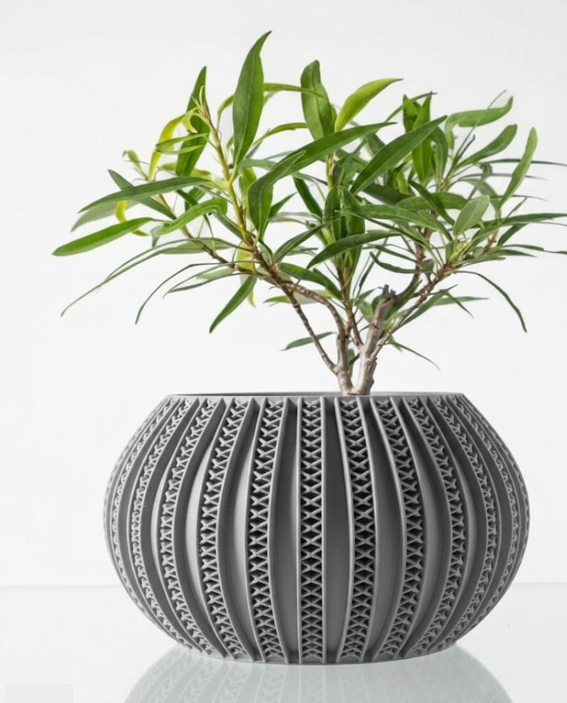 Der Syne – 3D-Pflanztopf mit strukturierter Eleganz