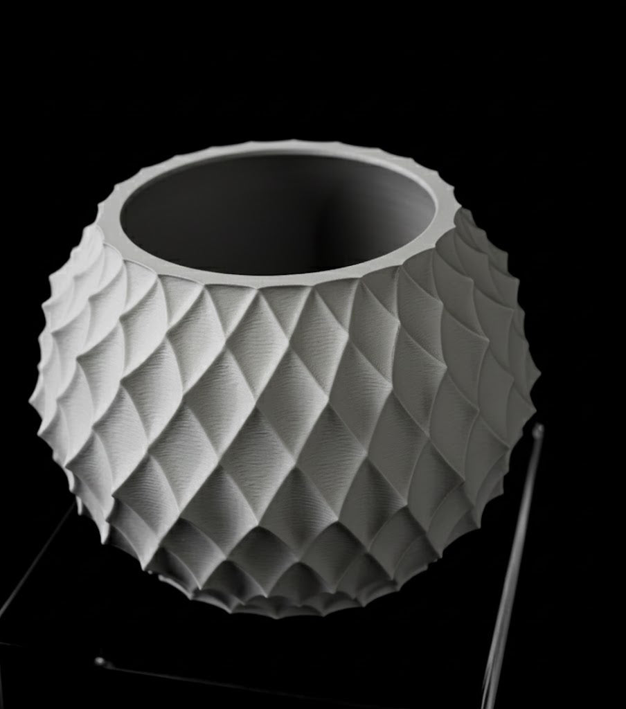 Diamond Planter Pot – Facettenreiches 3D-Design für moderne Pflanzeninszenierung
