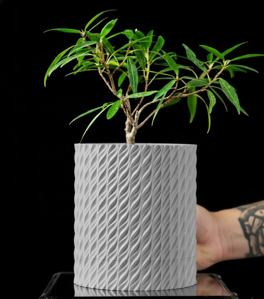 Flow Planter – Der spiraldynamische 3D-Pflanztopf