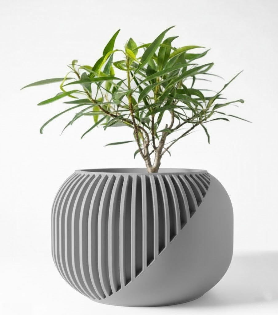 Der Narvo – 3D-Pflanztopf mit dynamischem Lamellen-Design