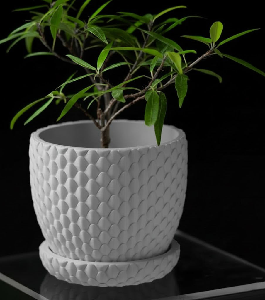 Dragonscale – 3D-Pflanztopf mit drachenstarker Struktur