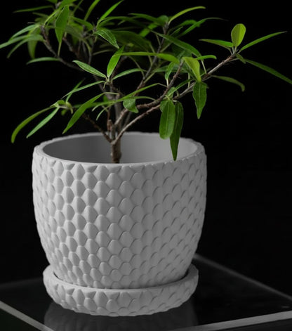 Dragonscale – 3D-Pflanztopf mit drachenstarker Struktur