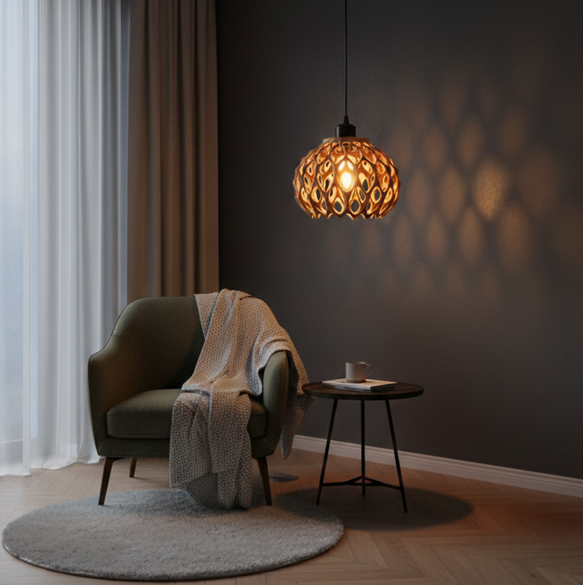 "Invader Pendant" – Lichtskulptur für moderne Räume