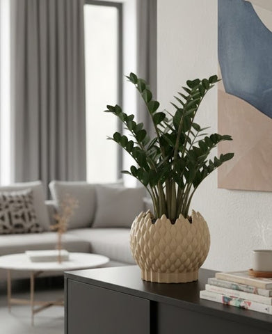 Drachenschuppen Pflanztopf – Majestätisches Design für deine Pflanzen