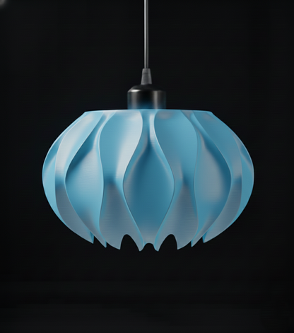 "Abyssal" Pendelleuchte – skulpturales Lichtobjekt mit organischem Charakter