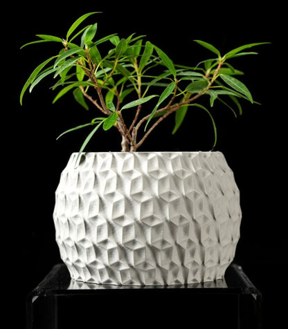 Hexa Planter Pot – 3D-Pflanztopf mit Facettenschliff