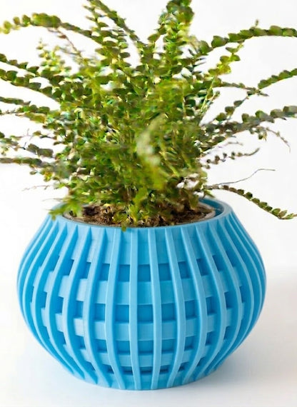 Usio Pflanztopf – 3D-Geometrie trifft sanfte Rundung