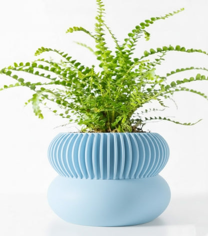 Der Elomi – 3D-Pflanztopf mit dynamischer Zweiteilung und skulpturaler Eleganz