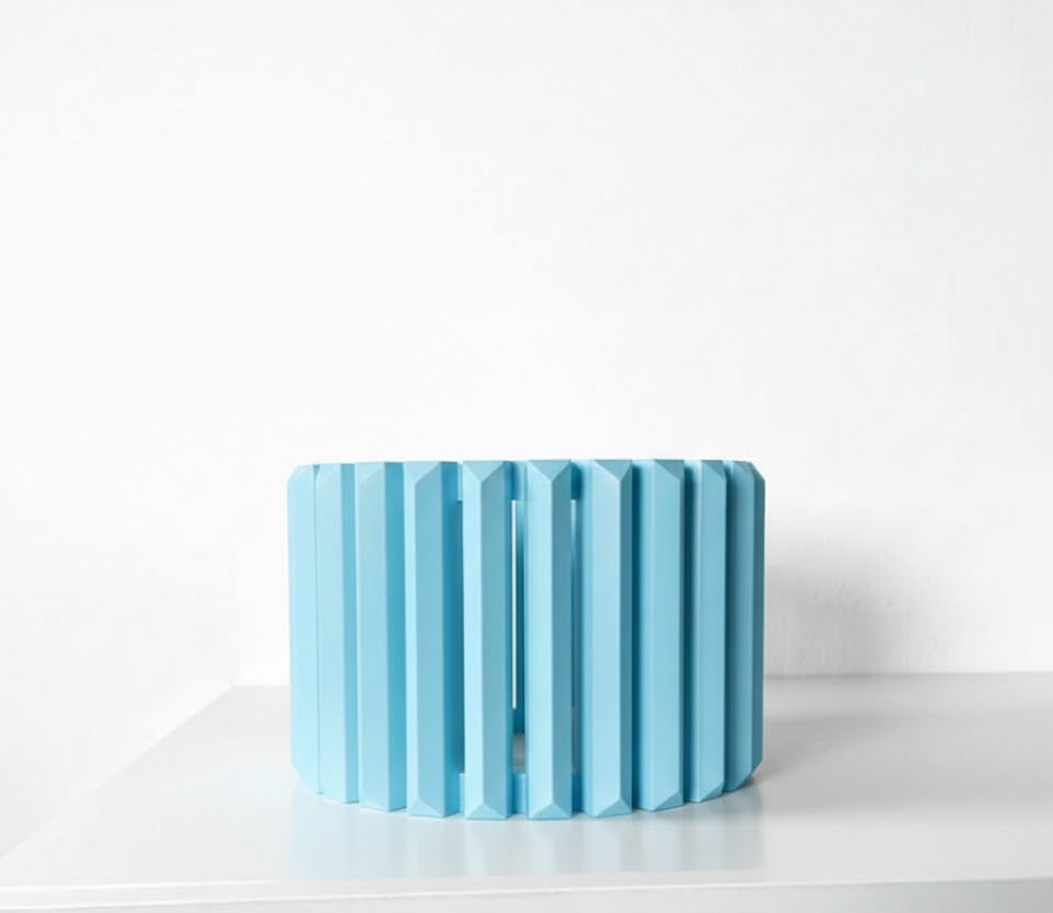 Eren Pflanztopf – Charakterstarker 3D-Orchideentopf mit kantigem Relief und Belüftungssystem
