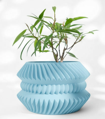 Der Jako – Futuristischer 3D-Pflanztopf mit rhythmischer Struktur