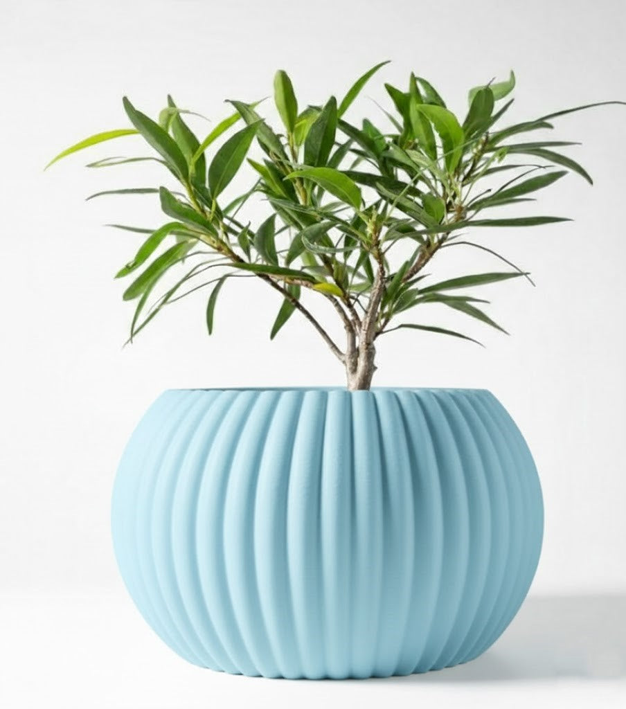 Der Roni – 3D-Pflanztopf mit harmonischer Rillenstruktur