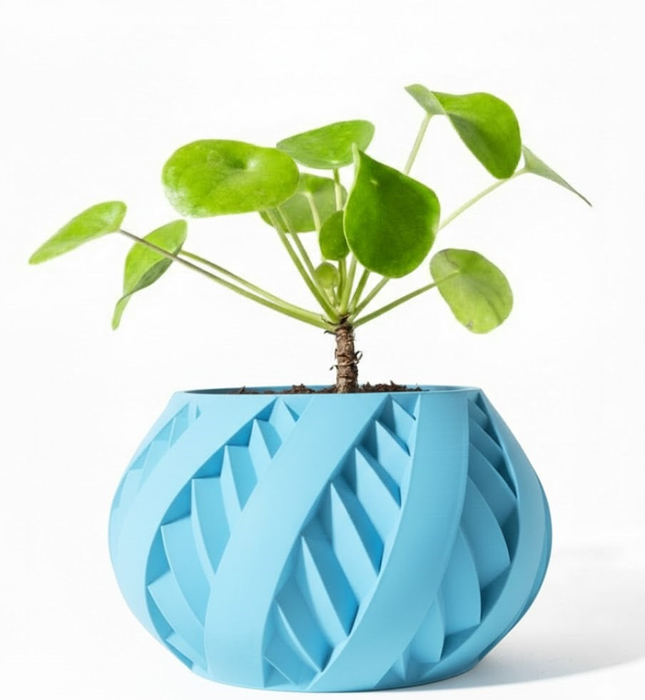 Der Silvo – 3D-Pflanztopf mit spiralförmiger Dynamik