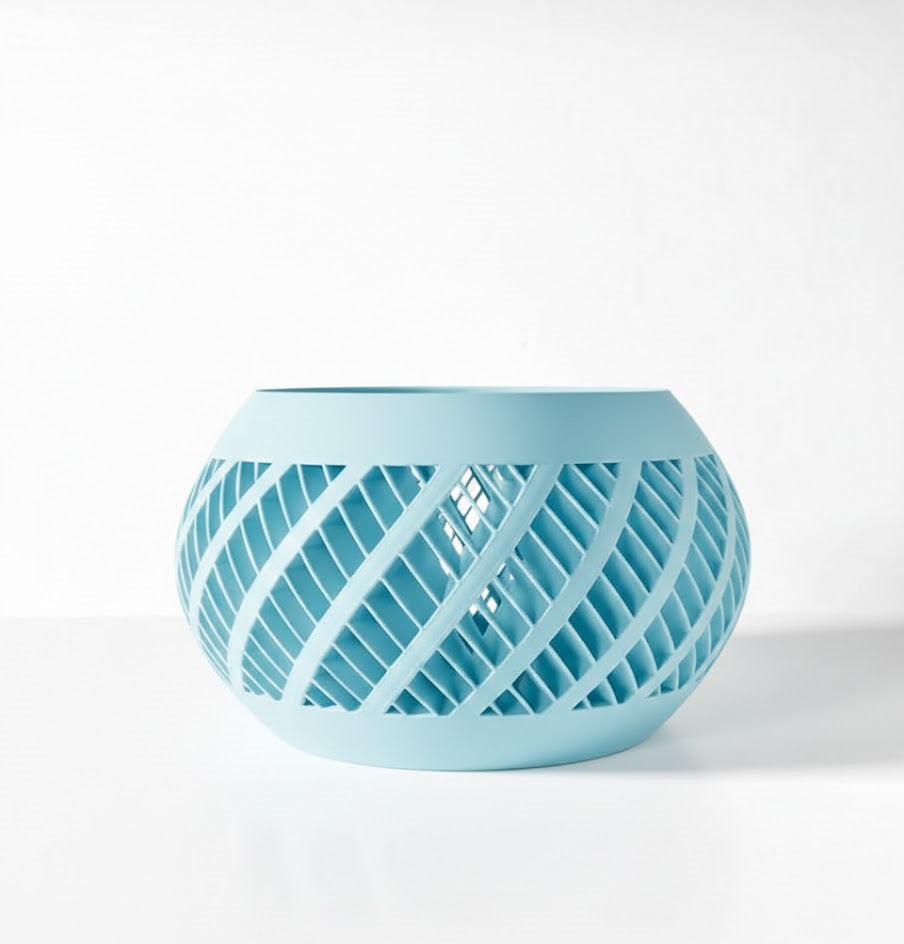 Elvik 3D Orchideen-Pflanztopf – Spiraldynamik für stilvolles Pflanzenwachstum