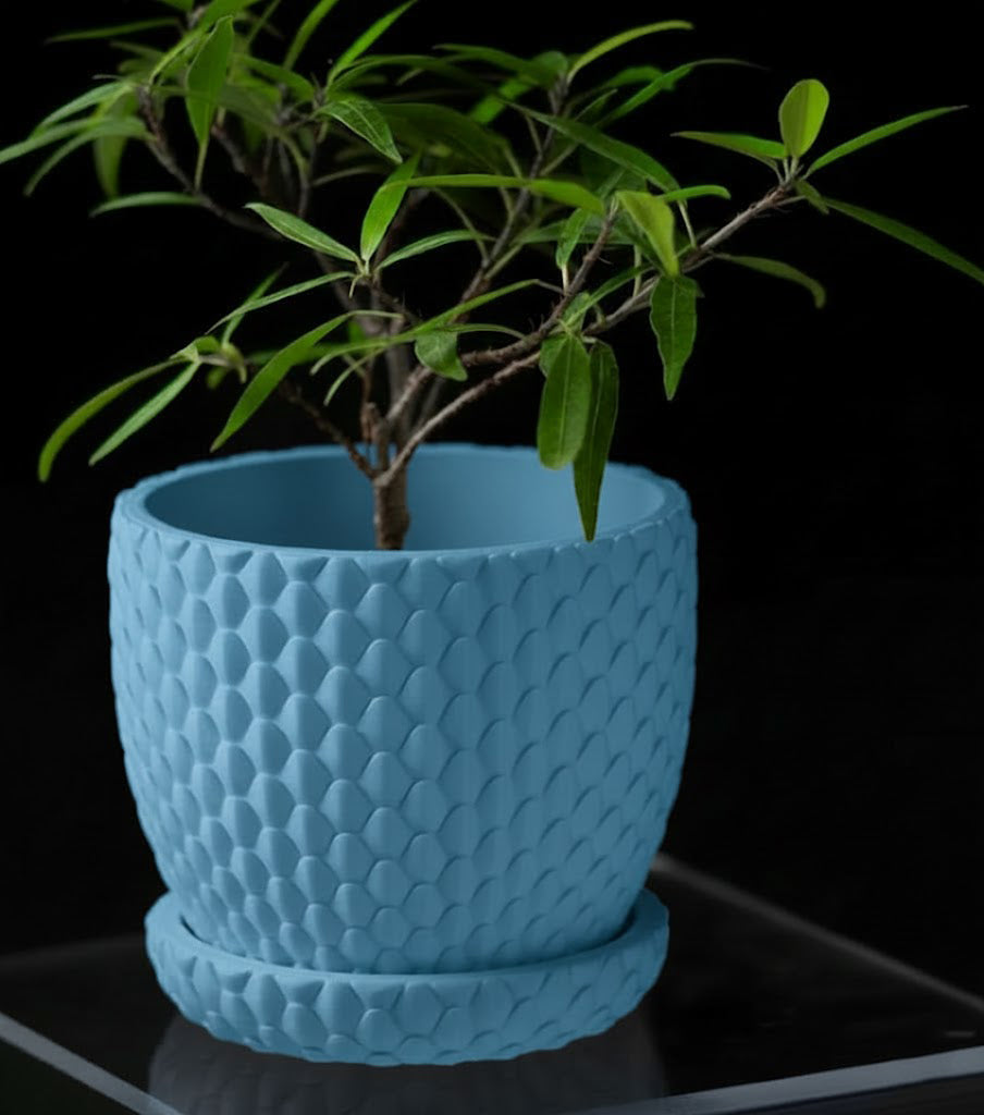 Dragonscale – 3D-Pflanztopf mit drachenstarker Struktur