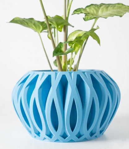 Serik Pflanztopf – Geschlossenes 3D-Kunstwerk für stilvolle Begrünung