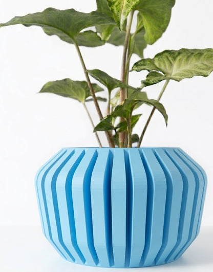 Vaki Pflanztopf – 3D-Faltkunst im Facetten-Look