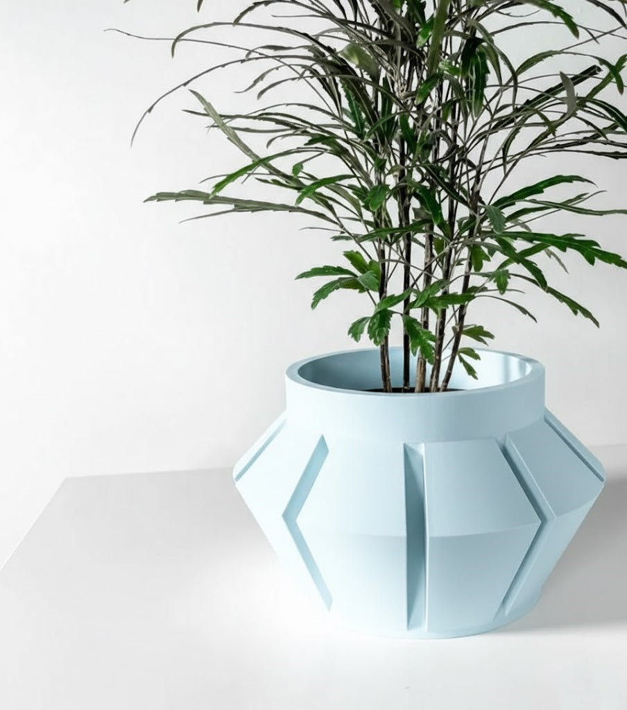 Erno 3D Pflanztopf – Geometrische Klarheit in innovativer Form