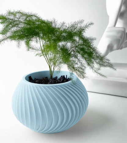 Caleth 3D Pflanztopf – Eleganz in Bewegung für deine Pflanzenwelt