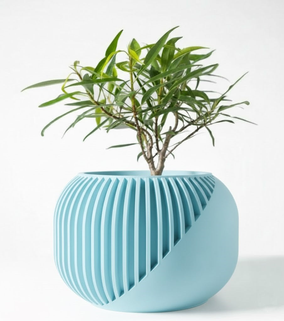 Der Narvo – 3D-Pflanztopf mit dynamischem Lamellen-Design