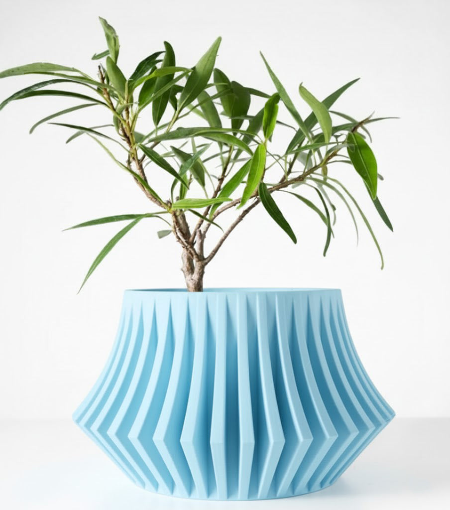 Der Jasen – Facettenreicher 3D-Pflanztopf mit architektonischem Fächerlook