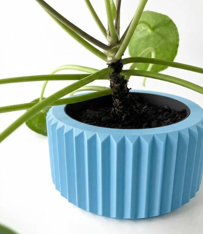 Rilas Pflanztopf – Eleganter 3D-Pflanztopf mit klarer Linienstruktur